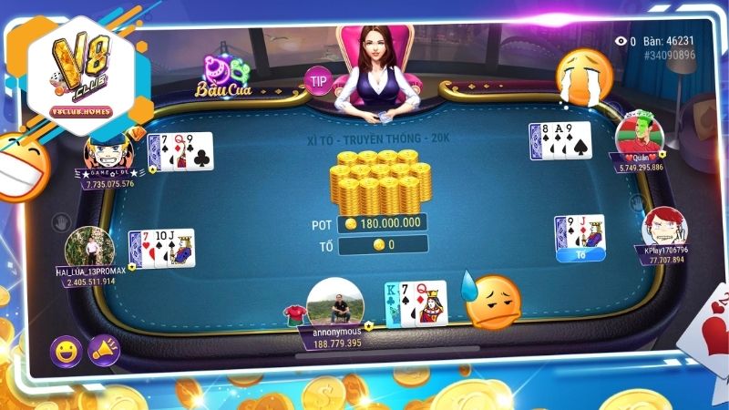 Các loại Game Bài V8CLUB phổ biến được chơi nhiều nhất hiện nay